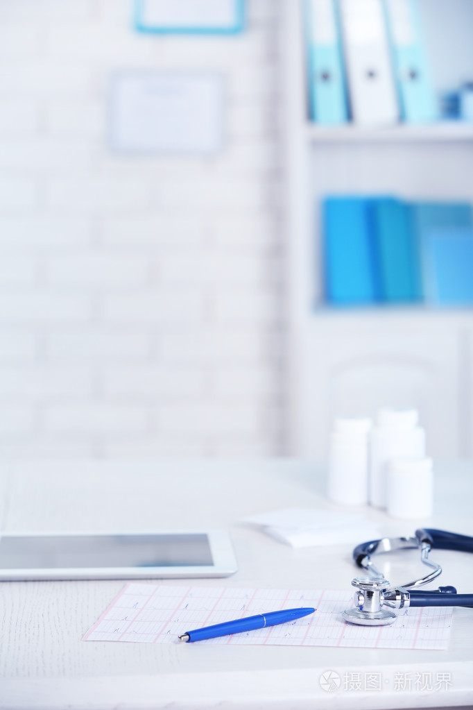 医生在办公室的工作场所