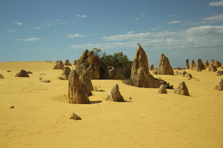 澳大利亚 石峰 nambung 西方，珀斯