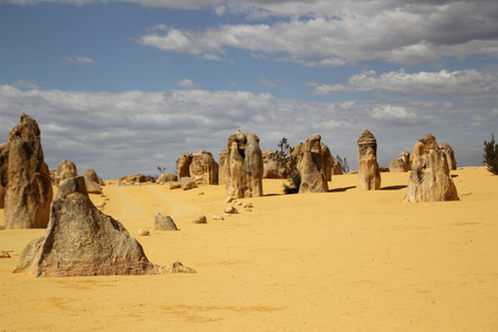 澳大利亚 石峰 nambung 西方，珀斯