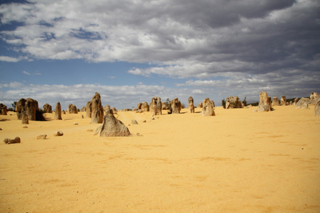 澳大利亚 石峰 nambung 西方，珀斯