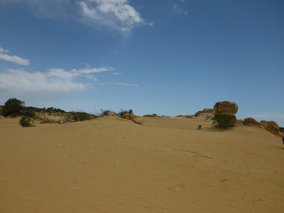 澳大利亚 石峰 nambung 西方，珀斯