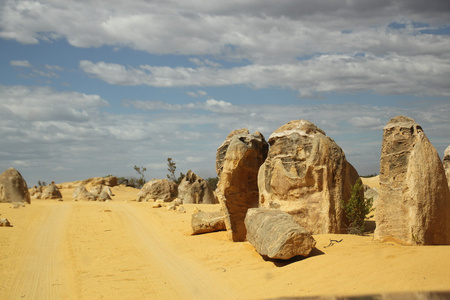 澳大利亚 石峰 nambung 西方，珀斯