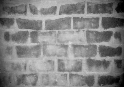 灰砖是从水泥墙以黑色和白色的色调出现