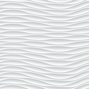 白色的无缝纹理。波浪背景