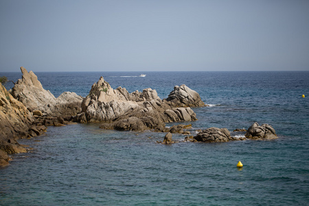 大海 阳光和岩石