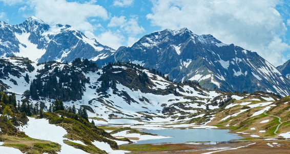 高山全景Vorarlbergaustria