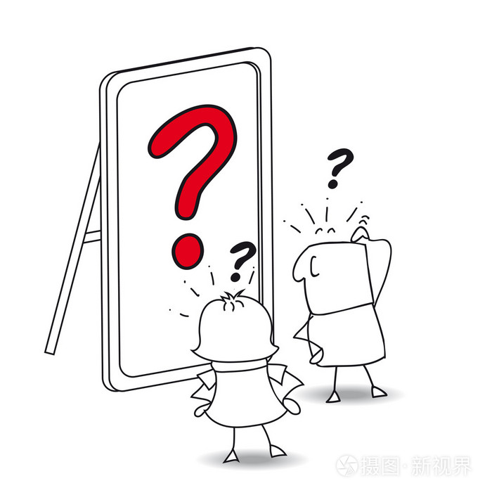 情侣照镜子.插画-正版商用图片1kbwf1-摄图新视界