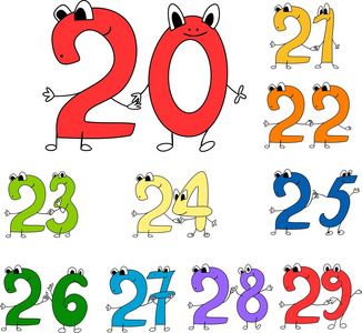 数字二十三图片