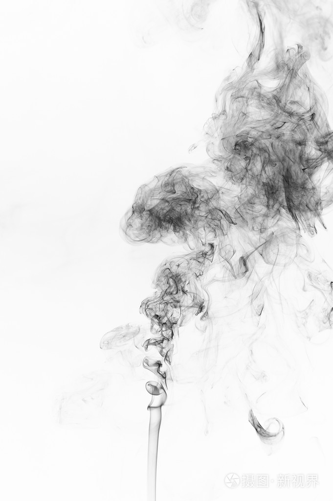 抽象的黑烟