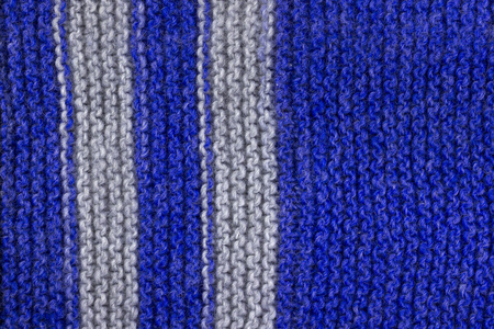 蓝色的羊毛针织