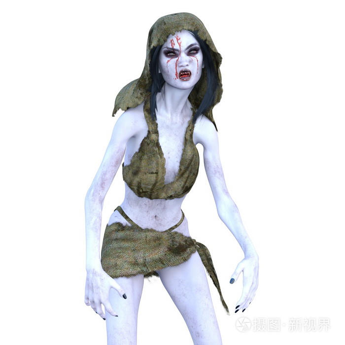 女僵尸三维图
