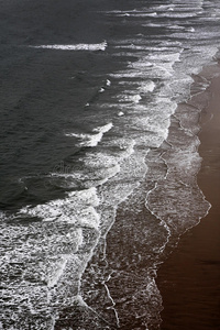 沙滩上的波浪