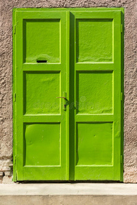 绿色大门