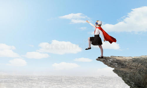 勇敢的孩子图片