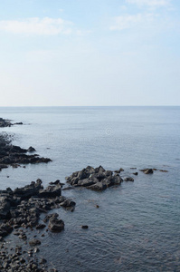 海和火山石黑色