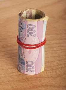 卷的钱一卷钱照片