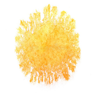 黄色水滴水彩抽象水彩水彩手绘红色水滴艺术水彩画墨水颜料滴水彩红色