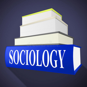 社会学书籍展示了非虚构的知识和帮助