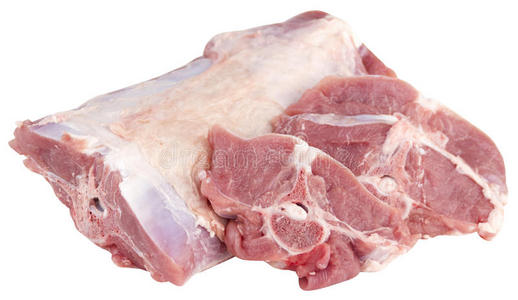 切碎 脂肪 生的 肉排 烹调 肉片 午餐 食物 晚餐 烹饪