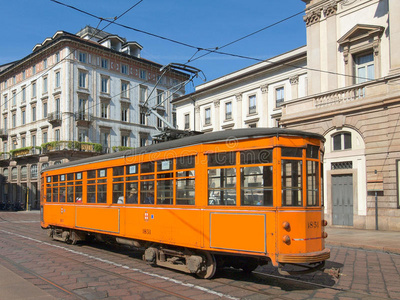 米兰vintage tram