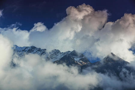 喜马拉雅山雪山风光