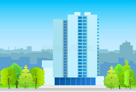 卡通楼图片