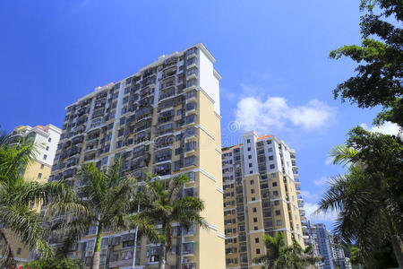 小区窗景瑞景新村住宅小区楼照片