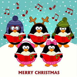 圣诞企鹅合唱团