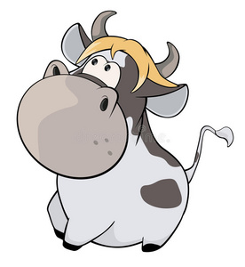 漫画卡通牛图片