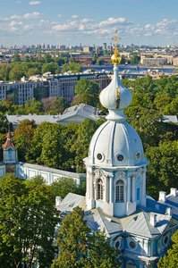 圣彼得堡，斯莫尔尼大教堂建筑群
