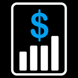 财务报告平面图标图片