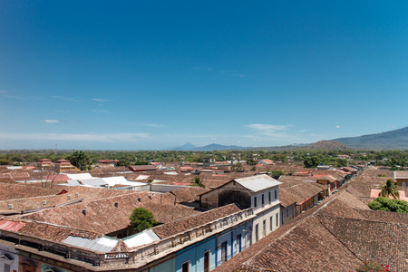 尼加拉瓜格拉纳达市的视图