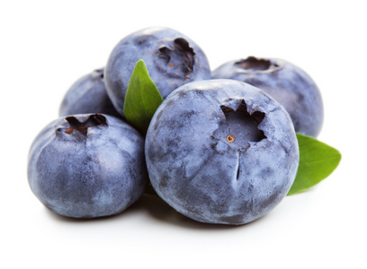 成熟的夏天蓝莓