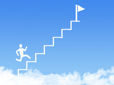 通往天空的梯子图片-通往天空的梯子素材-通往天空的梯子插画-摄图新