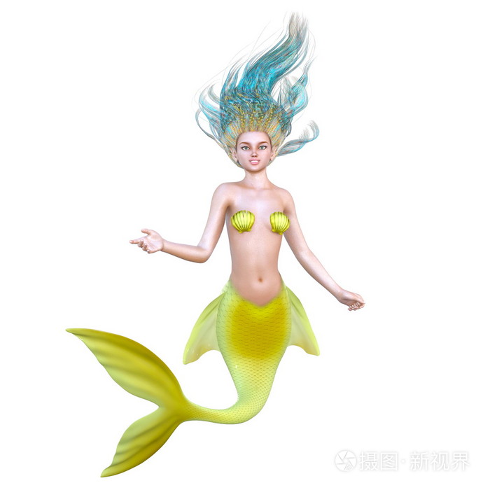 美人鱼三维图