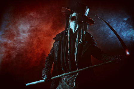 哥特式的瘟疫医生照片