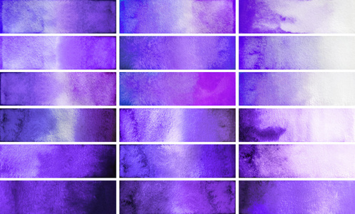 紫罗兰色水彩渐变填充矩形图片
