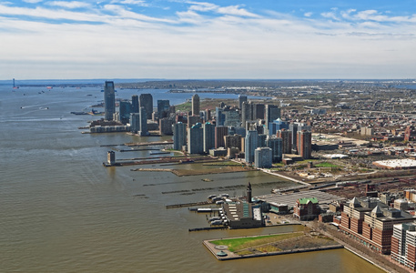 布鲁克林，纽约城自治市，人口最多的鸟瞰图