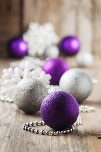 圣诞节装饰品与球