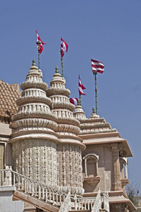 一个印度教寺庙的细节