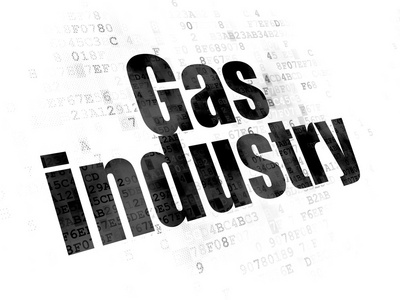 行业概念数字背景下的天然气工业