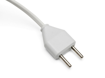 白色电插头照片