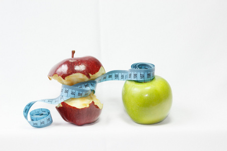苹果的尺子测量比较