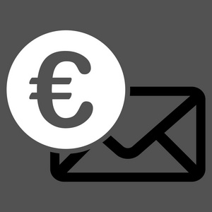 欧元的邮件图标