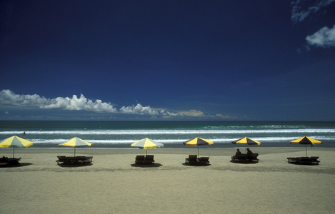 亚洲印度尼西亚巴厘岛海滩