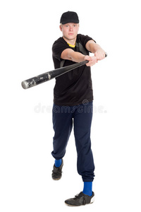 年轻棒球手