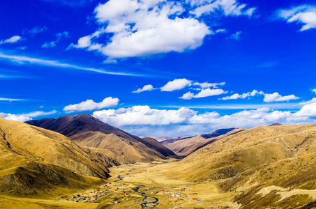 中国吉林长白山天池山的风景