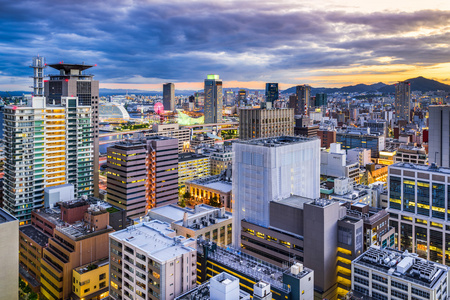 日本川崎城市景观