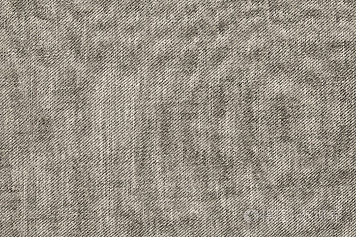 纹理老粗斜纹棉布的米色