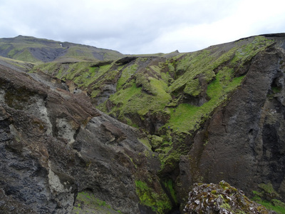 美丽的山脉在冰岛